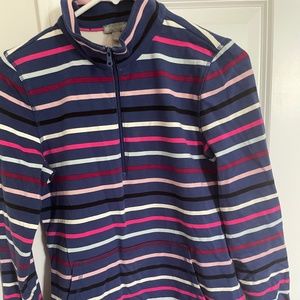 Talbots activewear 1/4 zip stretch top